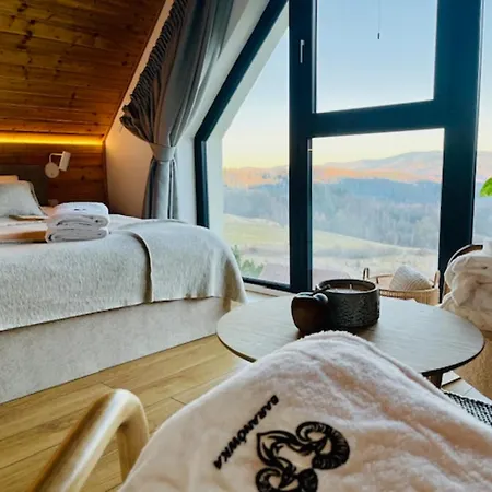 Baranowka - Komfortowe Domki Z Balia, Sauna, Widokiem I Ogrodem