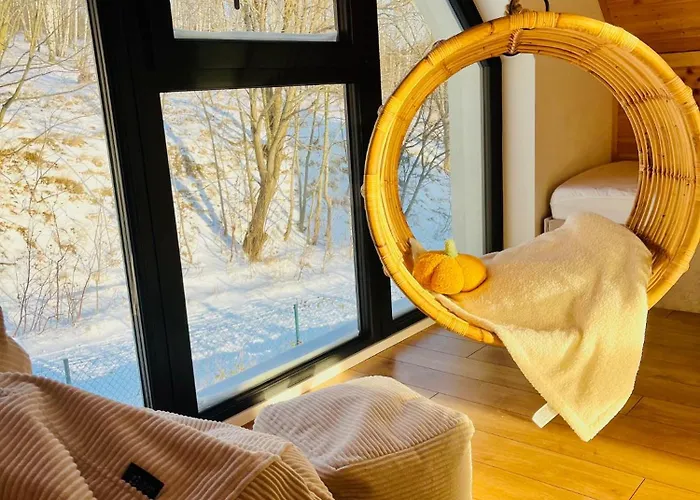 Baranówka - komfortowe domki i apartamenty z balia, sauną, widokiem i ogrodem Jedlina-Zdroj