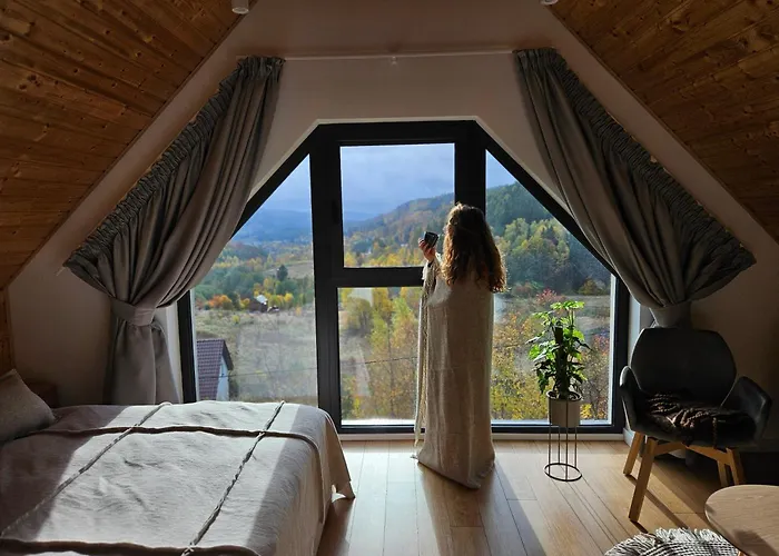 Baranowka - Komfortowe Domki Z Balia, Sauna, Widokiem I Ogrodem Ferienhaus Jedlina-Zdroj