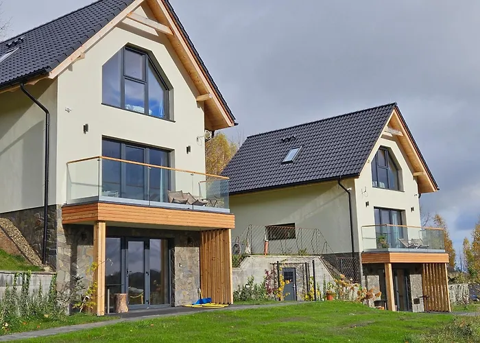 Ferienhaus Baranowka - Komfortowe Domki Z Balia, Sauna, Widokiem I Ogrodem