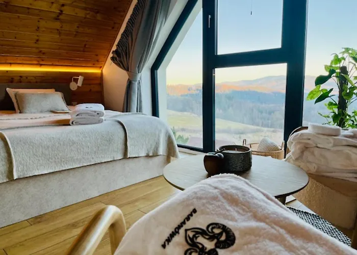 Baranowka - Komfortowe Domki Z Balia, Sauna, Widokiem I Ogrodem