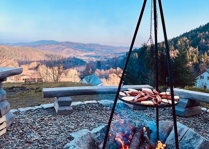 Holiday home Baranowka - Komfortowe I Z Balia, Sauna, Widokiem I Ogrodem Jedlina-Zdroj